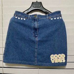 USED JONES JEANS MINI SKIRT